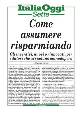 I focus di italia oggi